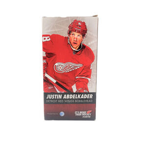Justin Abdelkader 2014 - 15  Detroit Red Wings SGA Bobblehead, AT&T NEW OPEN BOX